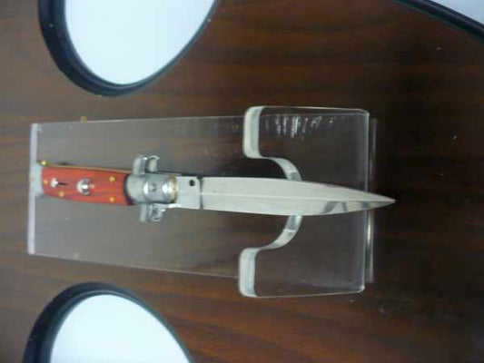 Frank Beltrame italian stiletto - 23 cm legno rosso - lama dagger- modello FB 23/83D - 2