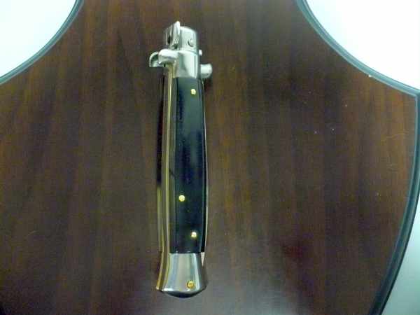 Italian stiletto - pugnale Frank Beltrame - 23 cm -corno di bufalo scuro- lama classica  FB 23/58C - 12