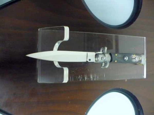 Italian stiletto - pugnale Frank Beltrame - 23 cm -corno di bufalo scuro- lama classica  FB 23/58C - 12