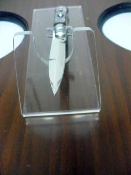 Italian stiletto - pugnale Frank Beltrame - 23 cm -corno di bufalo scuro- lama baionetta  FB 23/58B - 7