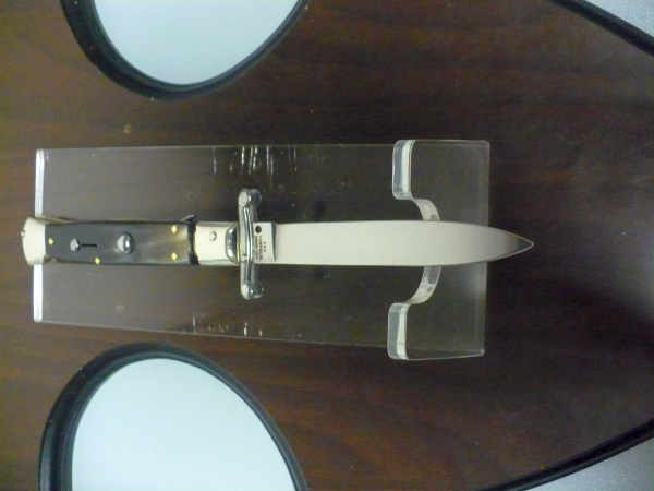 Swinguard A.G.A. Campolin - italian stiletto 23 cm - corno di bufalo brasiliano - lama clssica - 4