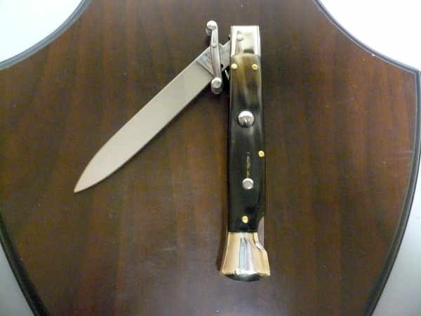 Swinguard A.G.A. Campolin - italian stiletto 23 cm - corno di bufalo brasiliano - lama clssica - 4