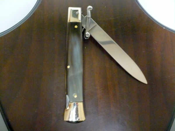 Swinguard A.G.A. Campolin - italian stiletto 23 cm - corno di bufalo brasiliano - lama clssica - 4