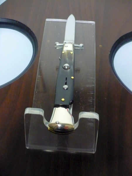 Swinguard A.G.A. Campolin - italian stiletto 23 cm - corno di bufalo brasiliano - lama clssica - 4