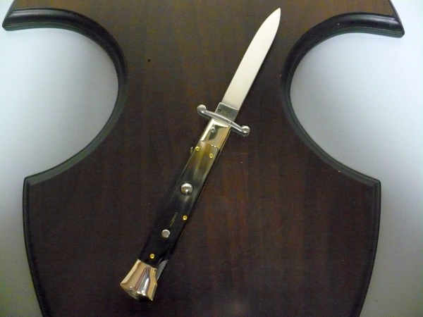 Swinguard A.G.A. Campolin - italian stiletto 23 cm - corno di bufalo brasiliano - lama clssica - 4