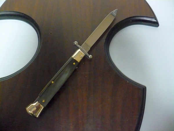 Swinguard A.G.A. Campolin - italian stiletto 23 cm - corno di bufalo brasiliano - lama clssica - 4