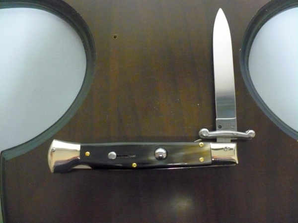 Swinguard A.G.A. Campolin - italian stiletto 23 cm - corno di bufalo brasiliano - lama clssica - 4