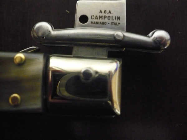 Swinguard A.G.A. Campolin - italian stiletto 23 cm - corno di bufalo brasiliano - lama clssica - 4