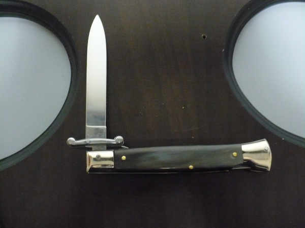 Swinguard A.G.A. Campolin - italian stiletto 23 cm - corno di bufalo brasiliano - lama clssica - 4