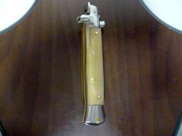 Italian stiletto - pugnale Frank Beltrame - 23 cm -corno di bufalo chiaro- lama dagger  FB 23/48D - 14