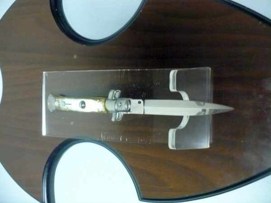 Italian stiletto - pugnale Frank Beltrame - 23 cm -corno di bufalo chiaro- lama dagger  FB 23/48D - 17
