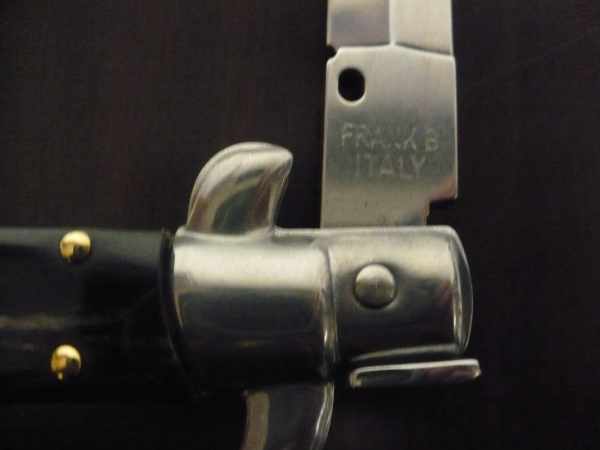 Frank Beltrame -italian stiletto - 23 cm- corno di bufalo - dagger - modello FB 23/58D - 13