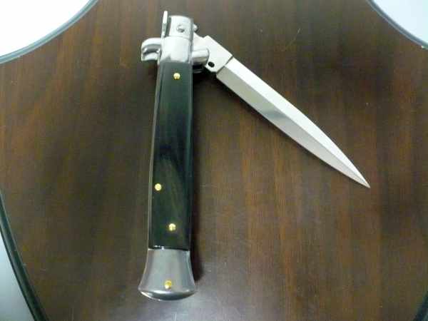 Frank Beltrame -italian stiletto - 23 cm- corno di bufalo - dagger - modello FB 23/58D - 13