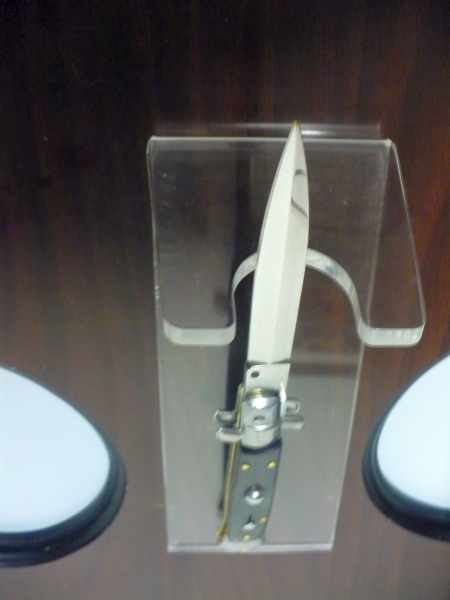 Frank Beltrame , italian stiletto , pugnale - 23 cm , corno di bufalo scuro,lama dagger , modello FB 23/58D -21