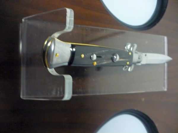 Frank Beltrame -italian stiletto - 23 cm- corno di bufalo - dagger - modello FB 23/58D - 13