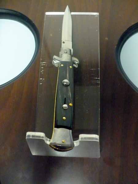 Frank Beltrame -italian stiletto - 23 cm- corno di bufalo - dagger - modello FB 23/58D - 13