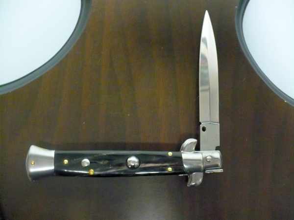 Frank Beltrame -italian stiletto - 23 cm- corno di bufalo - dagger - modello FB 23/58D - 13