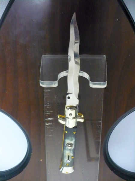 Picklock - Frank Beltrame - Italian stiletto -pugnale 23cm, lama kriss- corno di bufalo brasiliano FB  P23/09 - 15