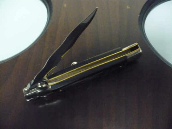 Picklock - Frank Beltrame - Italian stiletto -pugnale 23cm, lama kriss- corno di bufalo brasiliano FB  P23/09 - 15