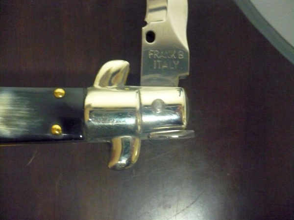 Picklock - Frank Beltrame - Italian stiletto -pugnale 23cm, lama kriss- corno di bufalo brasiliano FB  P23/09 - 15