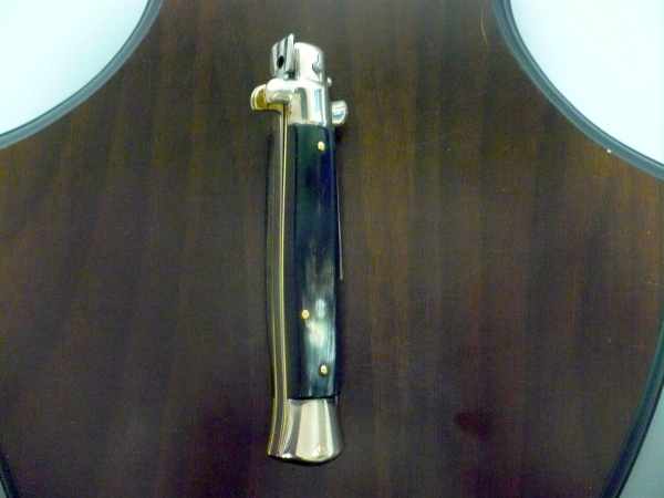 Picklock - Frank Beltrame - Italian stiletto -pugnale 23cm, lama baionetta- corno di bufalo brasiliano FB  P23/09 - 2