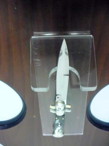 Picklock - Frank Beltrame - Italian stiletto -pugnale 23cm, lama baionetta- corno di bufalo brasiliano FB  P23/09 - 2