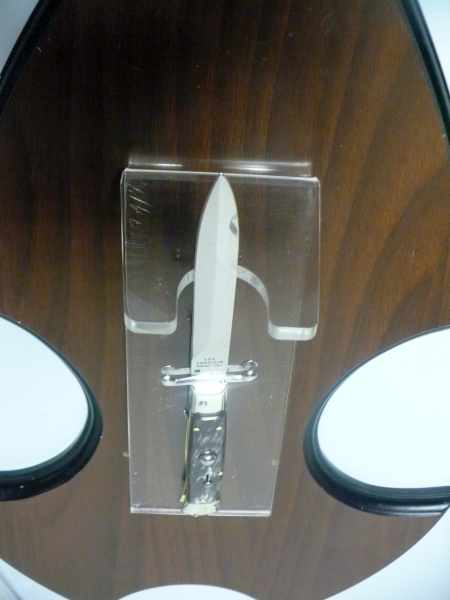 Swinguard A.G.A. Campolin - italian stiletto 23 cm - corno di bufalo brasiliano - lama baionetta -5