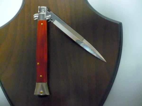 28 cm - STILETTO ITALIANO - legno di cocobolo / wood of cocobolo tree - lama dagger - dagger blade - FRANK BELTRAME - modello FB 28/83D 