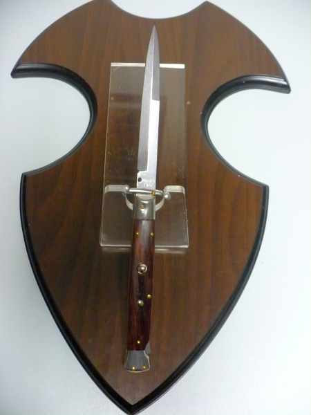 Swinguard Frank Beltrame - italian stiletto 28 cm -legno di cocobolo, lama baionetta - FB 550/83B - 6