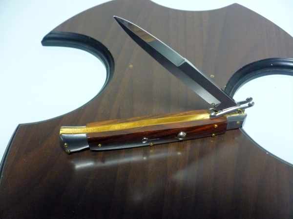 Swinguard Frank Beltrame - italian stiletto 28 cm -legno di cocobolo, lama baionetta - FB 550/83B - 6