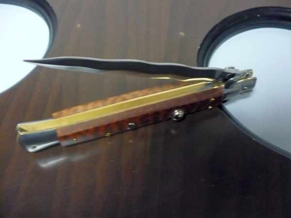 Frank Beltrame ,italian stiletto - 28 cm ,legno di serpente ,baionetta -modello FB 28/89K - 1