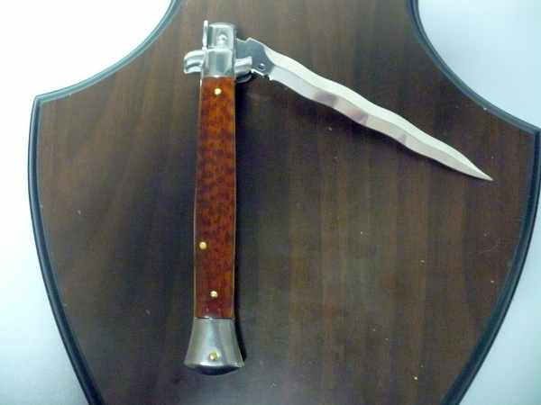 Frank Beltrame ,italian stiletto - 28 cm ,legno di serpente ,baionetta -modello FB 28/89K - 1