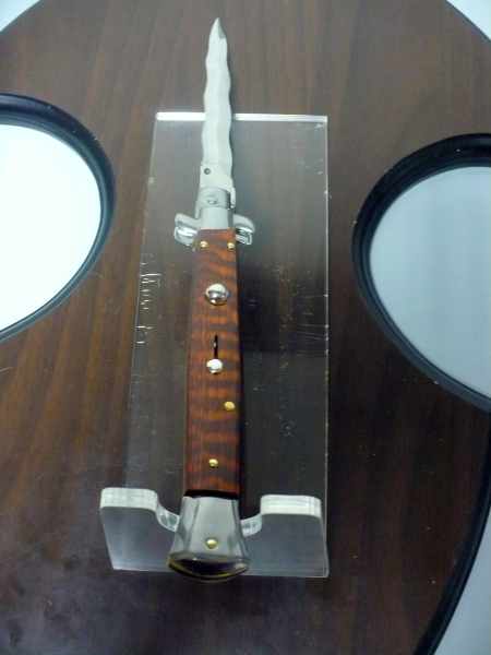 Frank Beltrame ,italian stiletto - 28 cm ,legno di serpente ,baionetta -modello FB 28/89K - 1