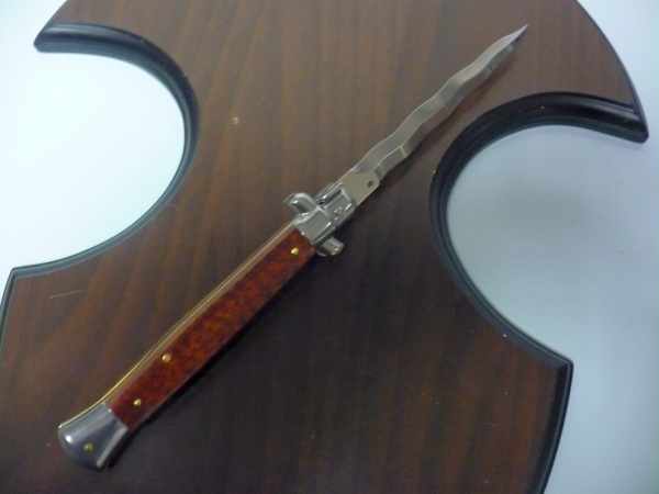 Frank Beltrame ,italian stiletto - 28 cm ,legno di serpente ,baionetta -modello FB 28/89K - 1