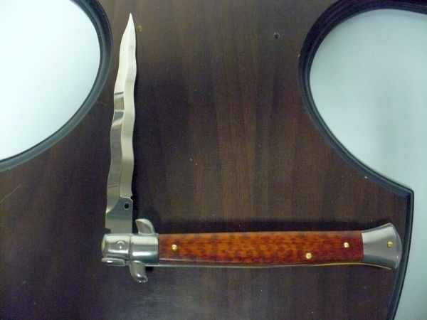 Frank Beltrame ,italian stiletto - 28 cm ,legno di serpente ,baionetta -modello FB 28/89K - 1