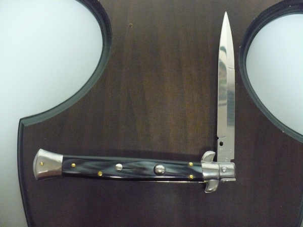 Frank Beltrame italian stiletto -28 cm imitazione di corno di bufalo - baionetta -modello FB 28/81B - 1