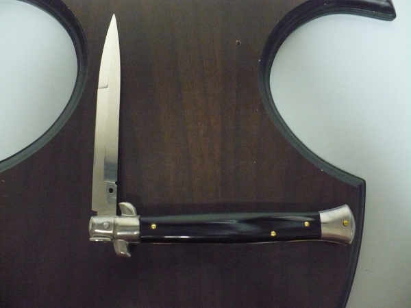 Frank Beltrame italian stiletto -28 cm imitazione di corno di bufalo - baionetta -modello FB 28/81B - 1