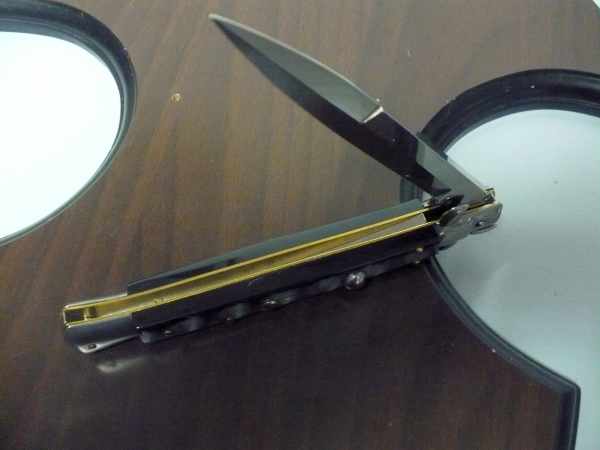 Frank Beltrame italian stiletto - 28 cm imitazione di corno di bufalo - baionetta -modello FB 28/81B