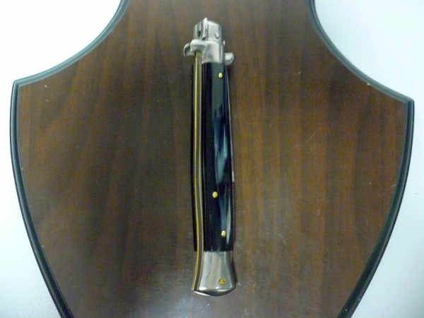 Frank Beltrame italian stiletto -28 cm imitazione di corno di bufalo - baionetta -modello FB 28/81B - 1