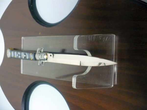 Frank Beltrame italian stiletto - 28 cm imitazione di corno di bufalo - baionetta -modello FB 28/81B