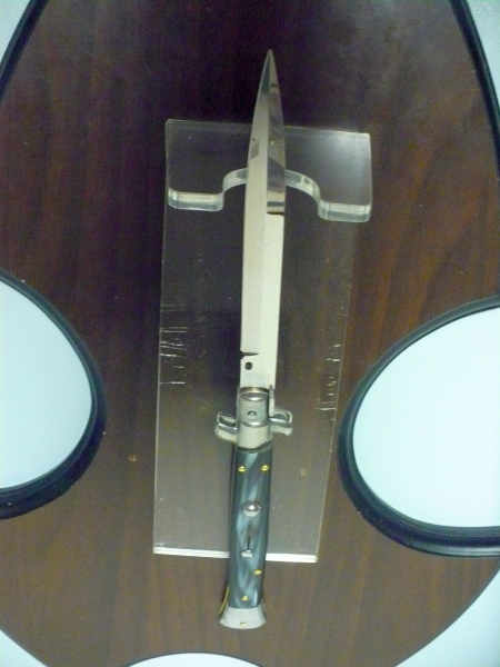 Frank Beltrame italian stiletto -28 cm imitazione di corno di bufalo - baionetta -modello FB 28/81B - 1