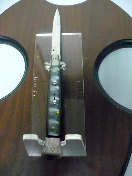 Frank Beltrame italian stiletto - 28 cm imitazione di corno di bufalo - baionetta -modello FB 28/81B