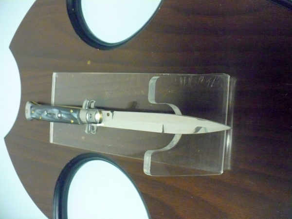Frank Beltrame italian stiletto -28 cm imitazione di corno di bufalo - baionetta -modello FB 28/81B - 1