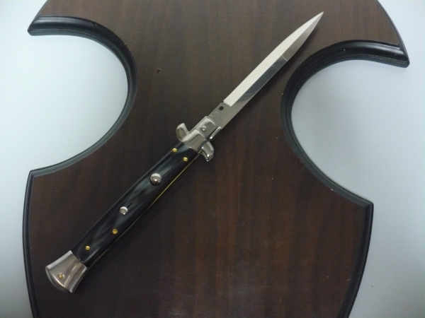 Frank Beltrame italian stiletto -28 cm imitazione di corno di bufalo - baionetta -modello FB 28/81B - 1
