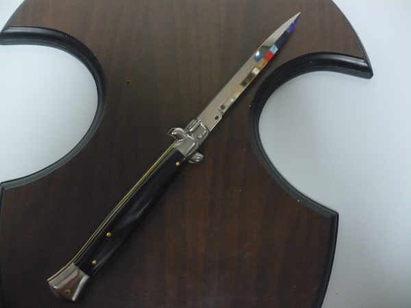 Frank Beltrame italian stiletto -28 cm imitazione di corno di bufalo - baionetta -modello FB 28/81B - 1