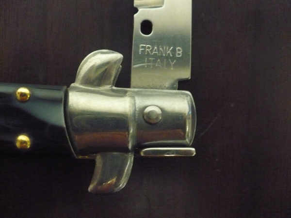 Frank Beltrame italian stiletto -28 cm imitazione di corno di bufalo - baionetta -modello FB 28/81B - 1