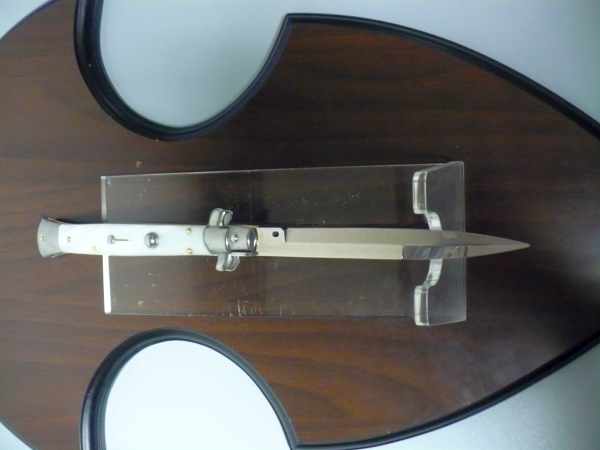 Frank Beltrame italian stiletto - 28 cm imitazione di madreperla - lama baionetta-modello FB 28/36B