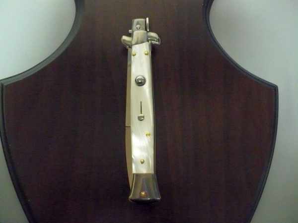 Frank Beltrame italian stiletto - 28 cm imitazione di madreperla - lama baionetta-modello FB 28/36B