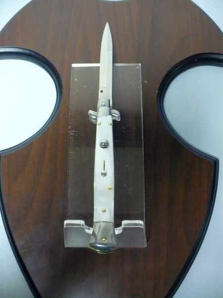 Frank Beltrame italian stiletto - 28 cm imitazione di madreperla - lama baionetta-modello FB 28/36B