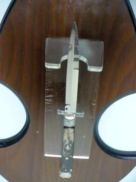 Swinguard Frank Beltrame - italian stiletto 28 cm -bufalo scuro , baionetta - FB 550/58B - 15